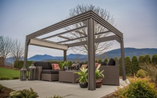 Paradise LeisureScapes is an official Visscher Gazebo Dealer. We offer open air, semi and fully enclosed gazebos, and pergolas for Regina and Saskatoon